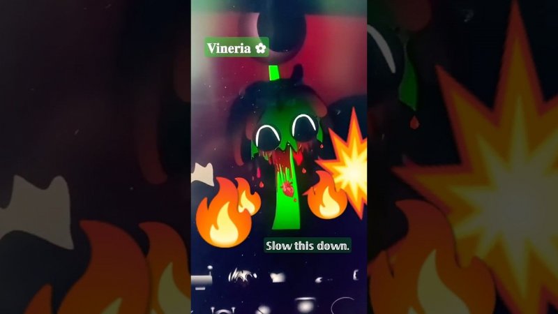 Vineria ❀ Slow this down. ✽ meme. \\ #sprunki #incredibox #loonastick #meme  Can I have Active.. ??