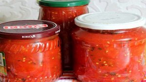 Ленивая заготовка из томатов