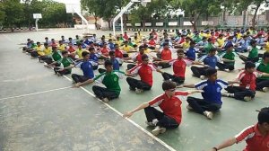 Sitting Mass Drill of Class- X (Health and physical Education)