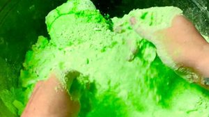 Neon Green Pasted Gym Chalk Blocks