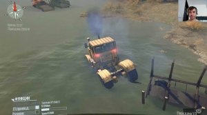 Желтый трактор К 700 он по грязи нас везет