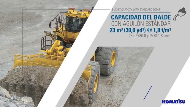 Cargador Frontal WA1200 - 6 // Komatsu смотреть онлайн