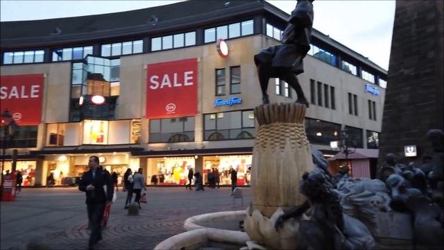 Germany Walking Tour NUREMBERG / Old Town  Evening Walk In 4K 60fps UHD