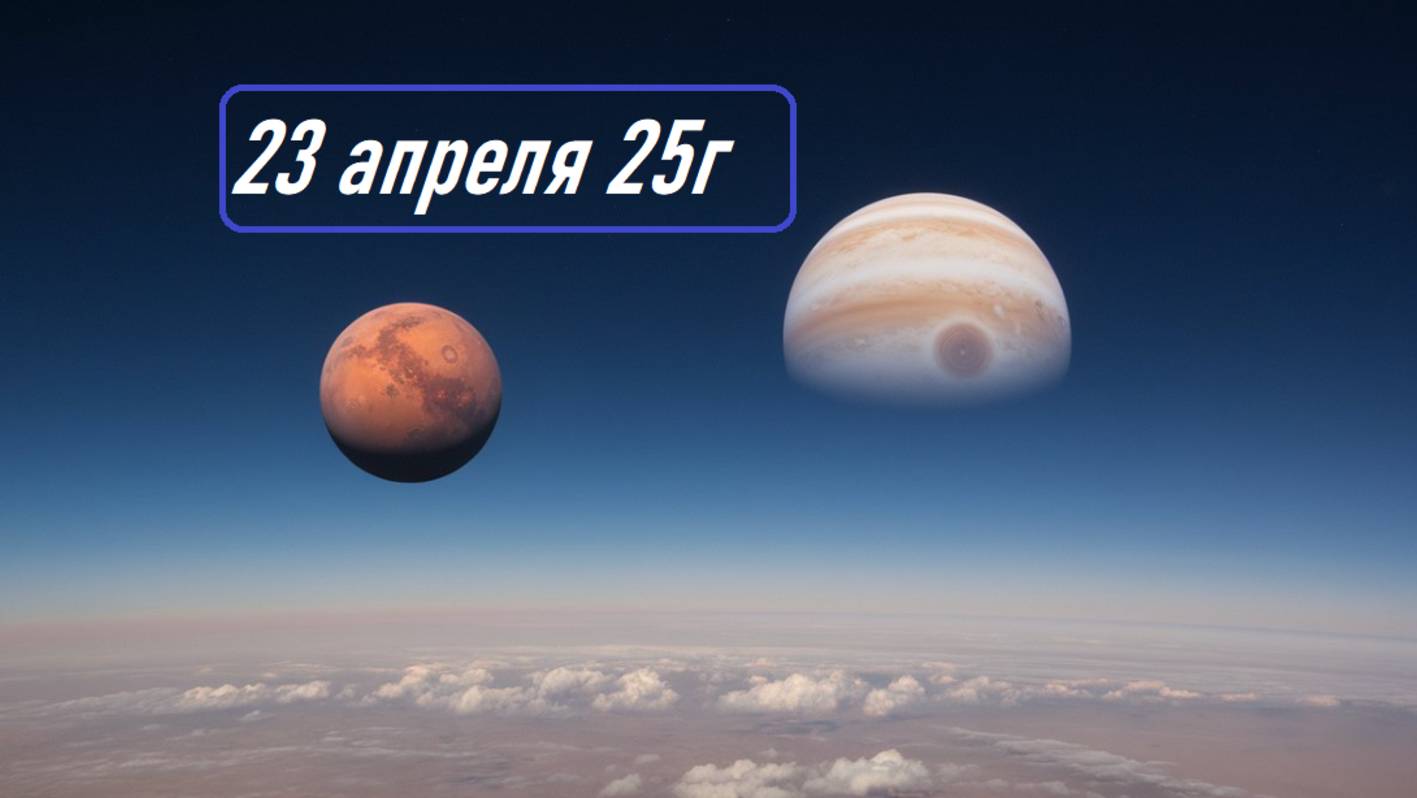 Гороскоп 23 апреля 25г. Астропрогноз. Карта дня