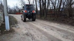 Двигатель МТЗ на тракторе ЮМЗ!