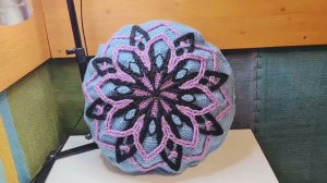 Круглая основа для подушки из квадратной, лайфхак.