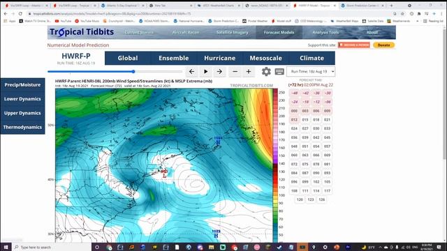 Live Tropical Update: Henri to Impact New England (August 19th, 2021) смотреть онлайн