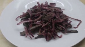 Салат свиная печень под шубкой