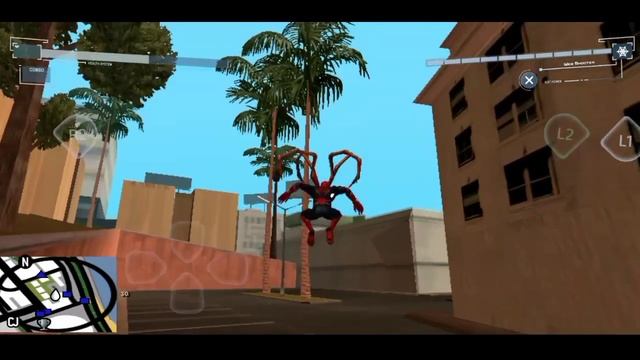 Spiderman in gta san andreas android || gameplay |