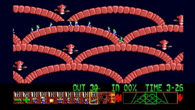 Let's Play Lemmings, cz. 12 - Tricky 26-30 - Hidden object смотреть онлайн