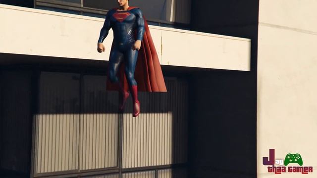 Playing as Superman (GTA 5 Mods) смотреть онлайн