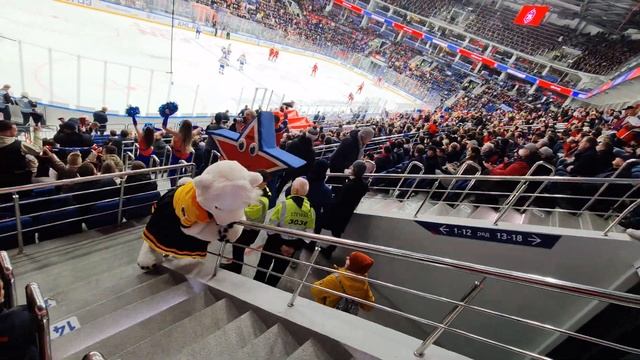 Финал Зап. Конф. ПХК ЦСКА - ска 1:0 Маскоты ЦСКА , гол Григоренко 12.04.22