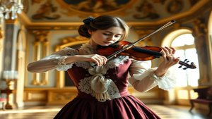 Violin and electric guitar metal music 18