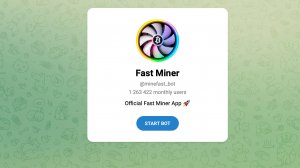 Fast Miner | Minefast Bot - обзор бота в телеграм, что он умеет?