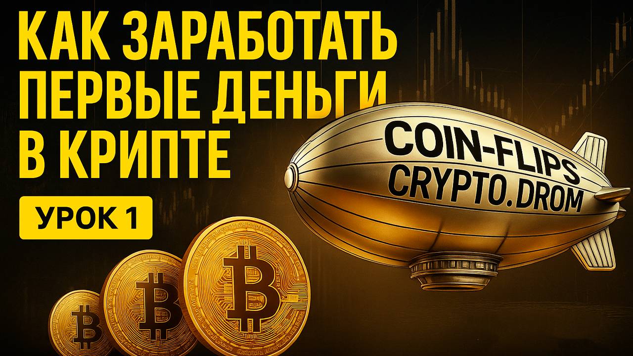Как заработать первые деньги в крипте | Вводный урок 1 для новичков (Способы, риски, инструменты)