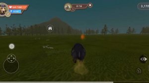 симулятор волк сегодня я открыла медведя и играла за медведя было классно