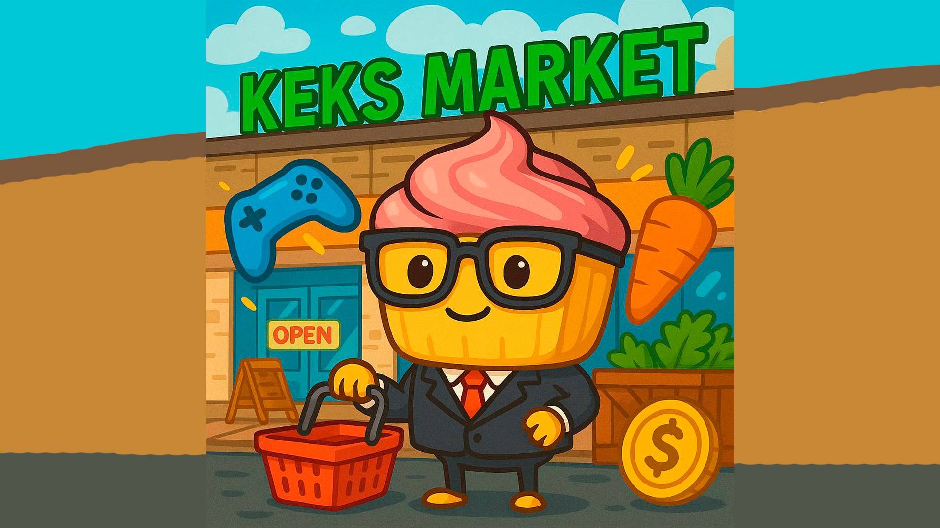 Keks Market: Открытие магазина. Supermarket Together №1