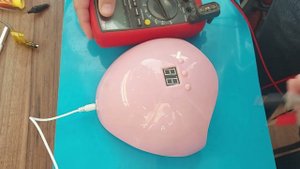 Ремонт УФ лампы для сушки ногтей (Заводской брак)