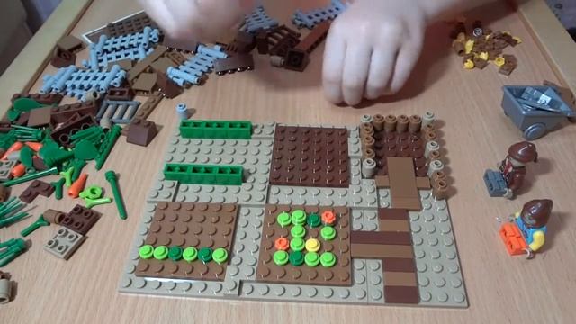 Видео для детей. Собираем конструктор LEGO Ферма. Video for kids and Lego toys