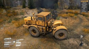 К- 700 (Кировец) Едем поднимать на колеса опрокинутый лесовоз Урал