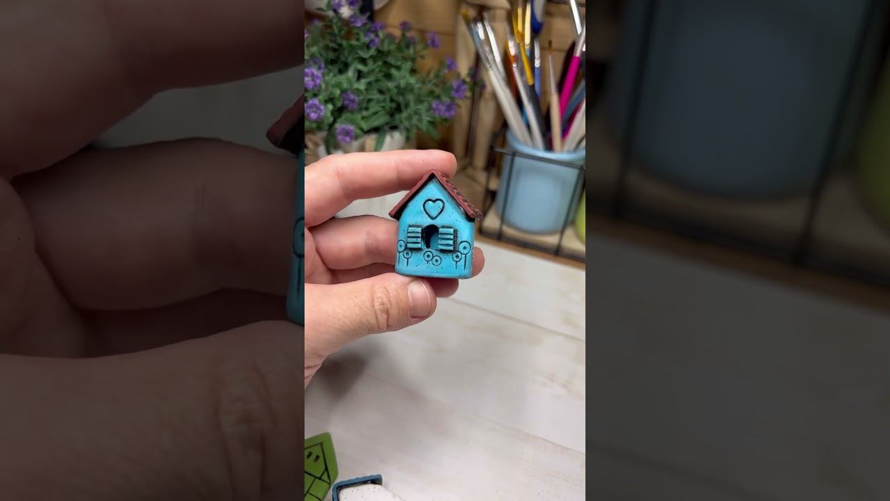 Ещё одна моя большая любовь - полимерная глина! Это будет кулон. #polymerclay #polymerclayworld смотреть онлайн