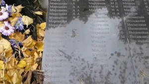 Братская могила вблизи г.Новгород-Северский. Жителям с.Белоусовка и Хильчанского района.