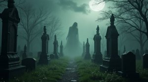 Попробуй так же. Ночь на кладбище...