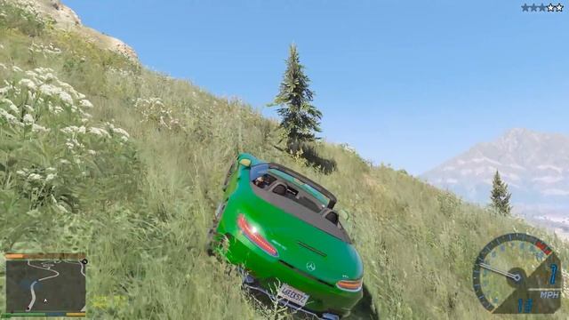 GTA 5 MOD - CAR TESTING + PURSUIT GETAWAY (GTA 5 REAL LIFE PC MOD)
