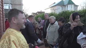 Мелитопольцы приняли участие в пасхальных богослужениях.