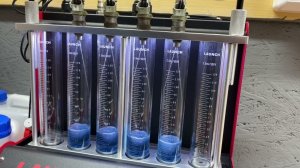 Тестирование форсунок на стенде и чистка ультразвуком