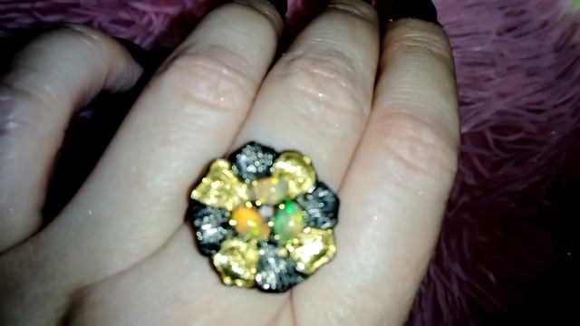 ТАЙСКОЕ СЕРЕБРО И ЧУДЕСНЫЕ КОЛЬЦА С ОПАЛАМИ В СТИЛЕ БИОНИКА... 👑💎💞💖💐 смотреть онлайн