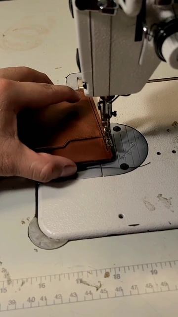 lets make a wallet. handmade madeinamerica asmr smallbusiness leathergoods menswallet