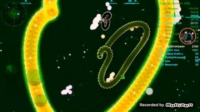 Слила огромного червя в Wormax.io смотреть онлайн
