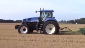 New Holland T8 390 Первая посевная после большой уборки
