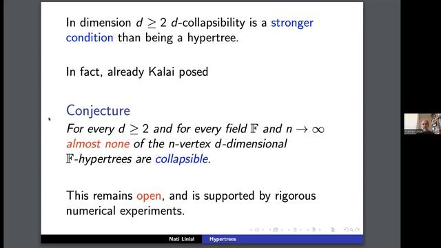 Nati Linial: Hypertrees смотреть онлайн