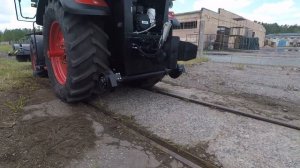 ТРАКТОР МТЗ 2022 СТАВИМ НА РЕЛЬСЫ #мтз #трактор #РЕТРАК