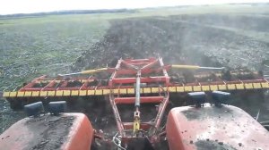 Борона дисковая Кортес БДМ 8х2 ВСКПР с трактором Бюллер 375