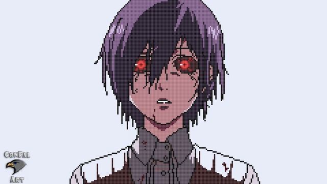 [Pixel Art] Touka Kirishima - Tokyo Ghoul