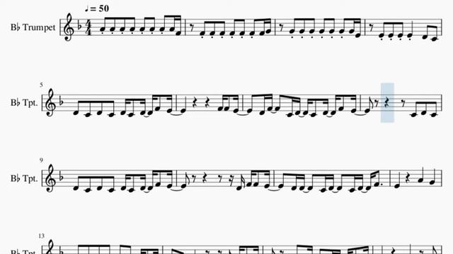 SUPER EASY Trumpet Sheet Music: How to play Dance Monkey  by Tones and I