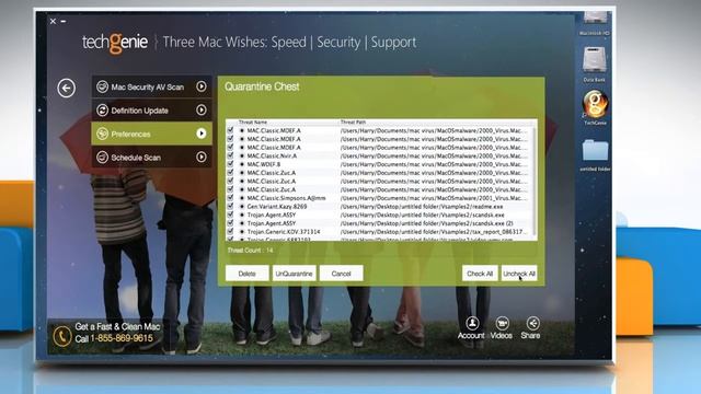 How to use the Quarantine feature of TechGenie on your Mac® смотреть онлайн
