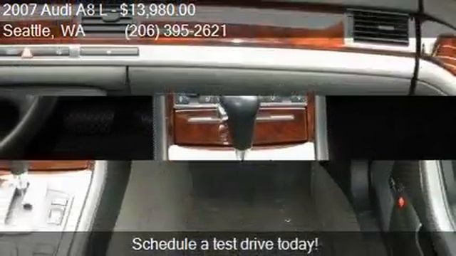 2007 Audi A8 L quattro AWD 4dr Sedan for sale in Seattle, WA смотреть онлайн