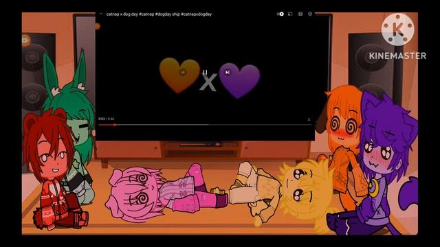 Реакция Smiling Critters на видео про них |шип DogDay and CatNap| 🧡💜 1/??? смотреть онлайн