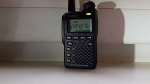 Yaesu VR-3. Работа на прием. / Work at the reception..