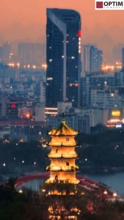 Китай: Сочетание древности и современности! #китай #древность #интересно