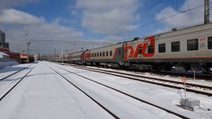 ЧС7-253 с поездом N-741 Москва-Белгород по Москве-товарной