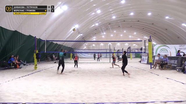 Четвертьфинал: Шибакова / Петрачков VS Моркунас / Громова |  MIXT LIGHT A -  28.01.2023