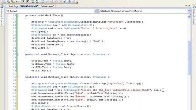 Master Details Form Using Ado.Net On Connected Architecture.