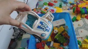 играем в лего дупло для малышей