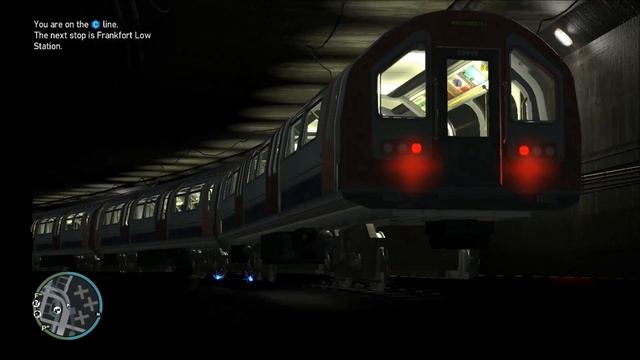 GTA 4 Train London Underground (S) stock train (2009 stock) смотреть онлайн