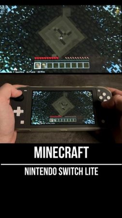 minecraft Nintendo Switch Lite Gameplay